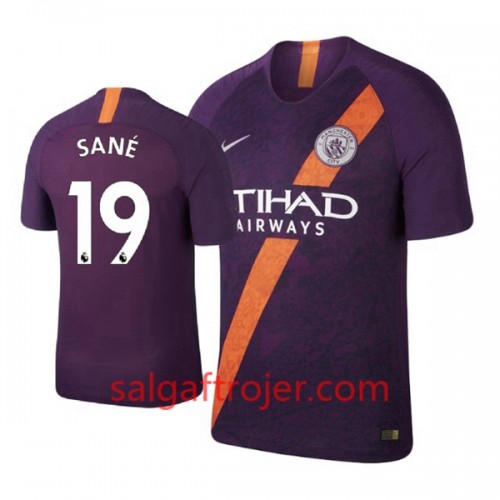 Manchester City Fodboldtrøjer Sane 19 3. sæt 2018/19 Kort ærmer Manchester City Fodboldtrøjer Sane 19 3. sæt 2018/19 Kort ærmer